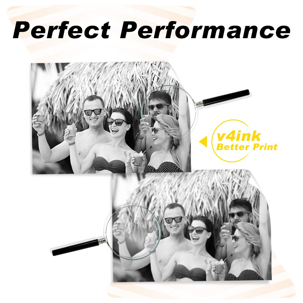 V4INK 1PK Compatible 48A Toner Cartridge Replacement for HP 48A CF248A Toner Cartridge Black Ink for use in HP Pro M15w M15a M16w M16a MFP M29w M29a M28w M28a Printer