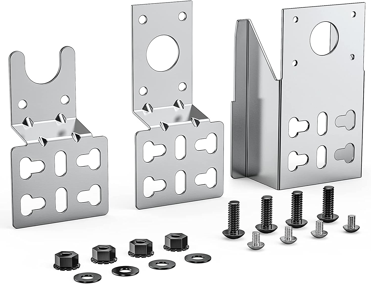 Onlyfire 6902 Universal Barbecue Grill Stainless Steel Rotisserie Motor Bracket Set