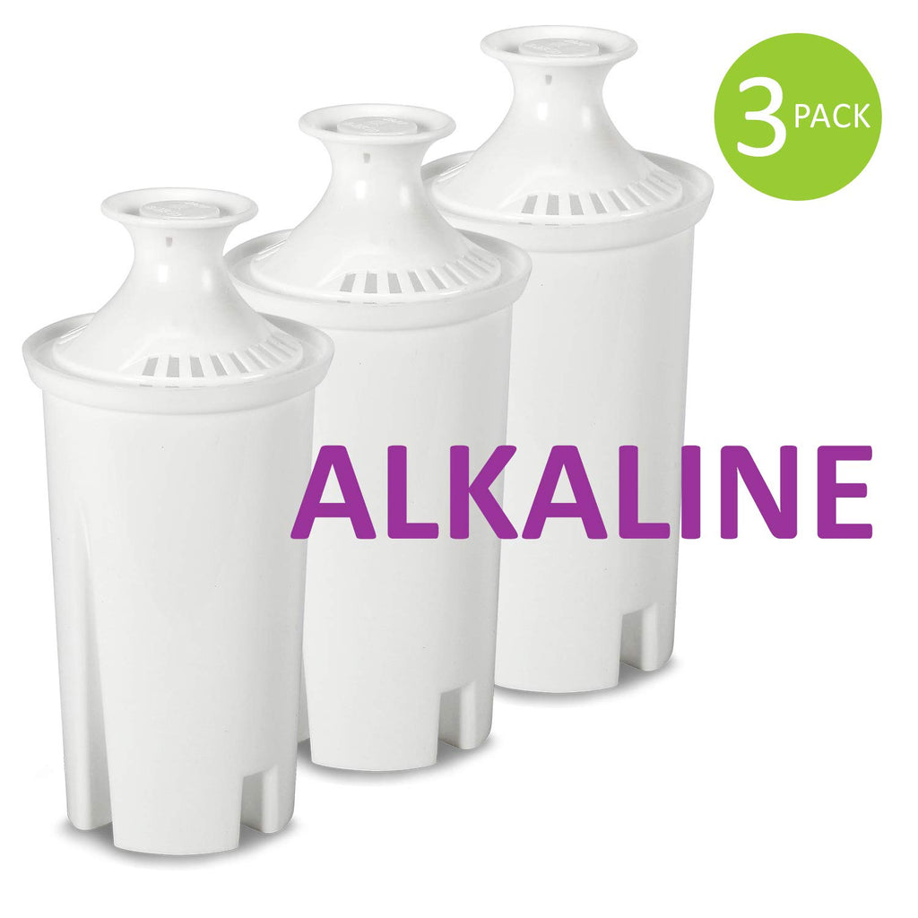 Vitev Alkaline Water Replacement Filter, Fits Brita Pitcher (3-Pack)