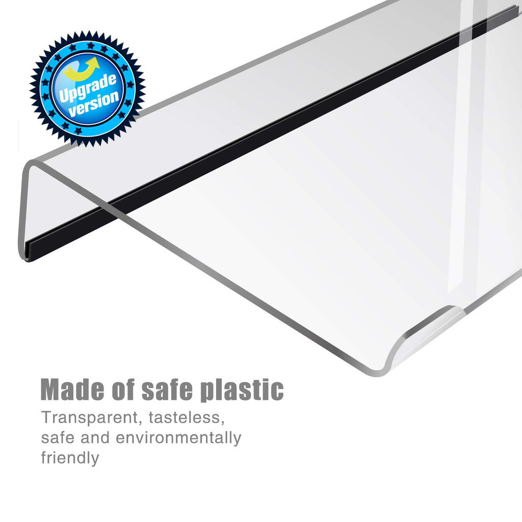 Refrze Computer Keyboard Stand-PC Keyboard Stand,Titled Keyboard Stand,Clear Acrylic Keyboard Tray（Holder) for Easy Ergonomic Typing and Working at Home and Office