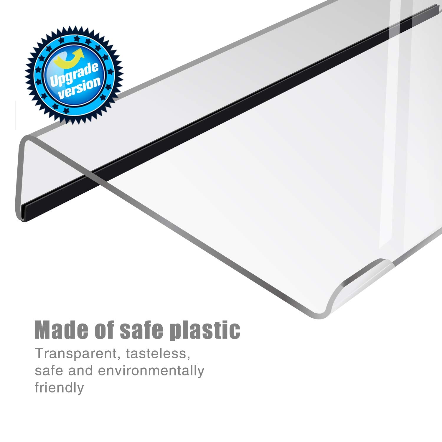 Refrze Computer Keyboard Stand-PC Keyboard Stand,Titled Keyboard Stand,Clear Acrylic Keyboard Tray（Holder) for Easy Ergonomic Typing and Working at Home and Office