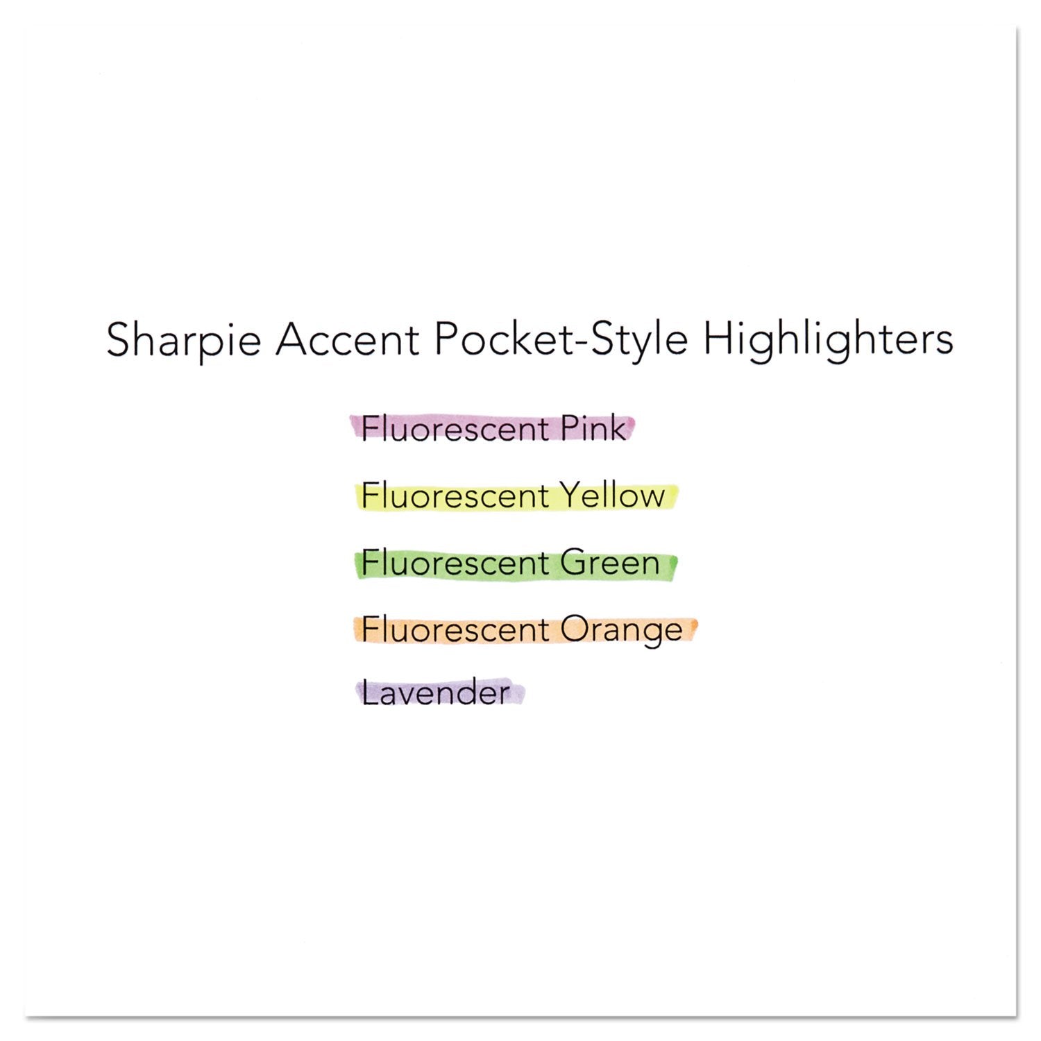 Sharpie Pocket Highlighters, Narrow Chisel Tip, Yellow, 36 Count