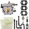 ZAMDOE MS260 Carburetor Replacement for stihl 024 026 024AV 024S MS240 MS260 PRO Chainsaw, for Walbro WT-194, WT-194-1, Replace# 1121 120 0611, with Fuel Oil Line