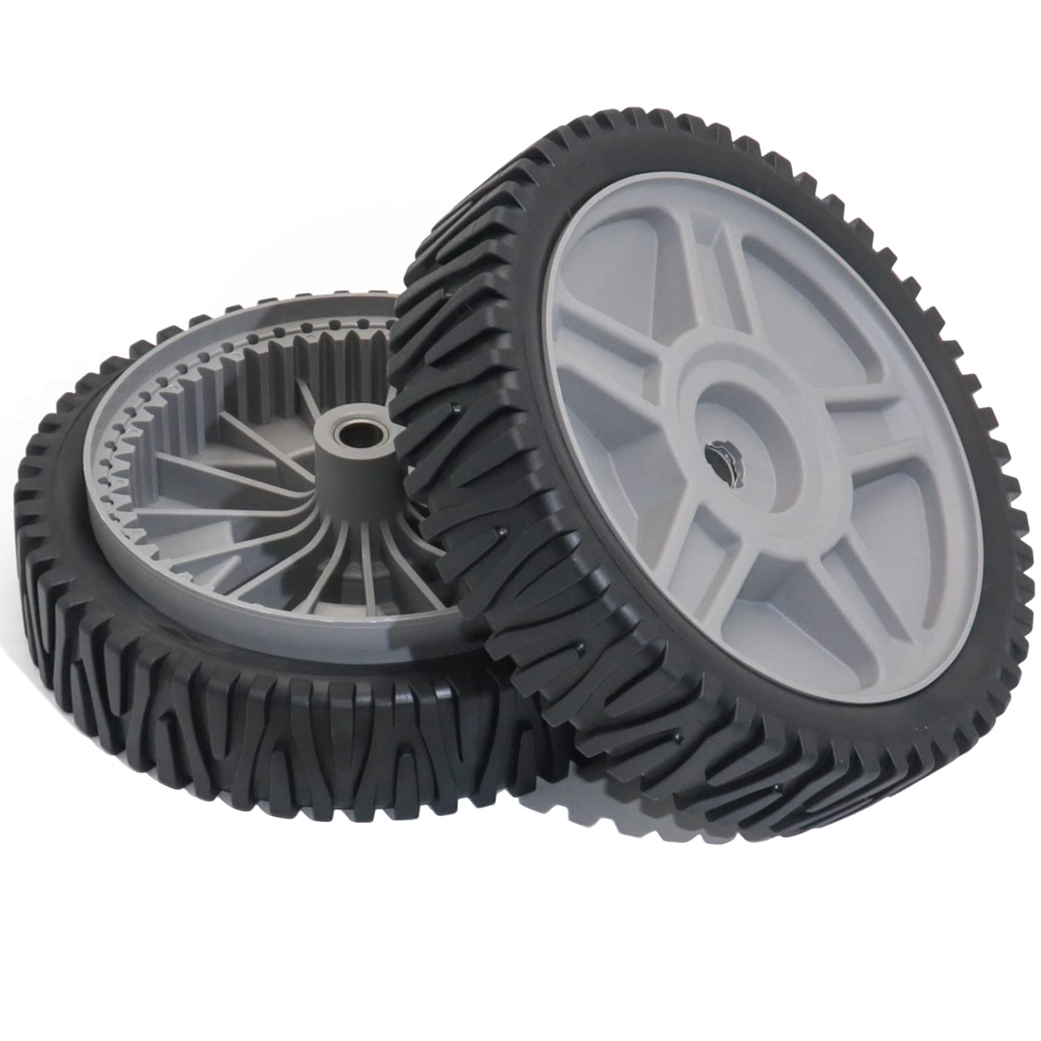CheeMuii Drive Wheels for Husqvarna AYP Craftsman Poulan HOP 581009202 193912X460 Lawn Mower Wheels Pack of 2