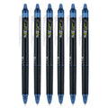 PILOT FriXion Synergy Clicker Retractable & Erasable Gel Ink Pens, 0.5mm Extra Fine Point, Navy Ink, 6-pack