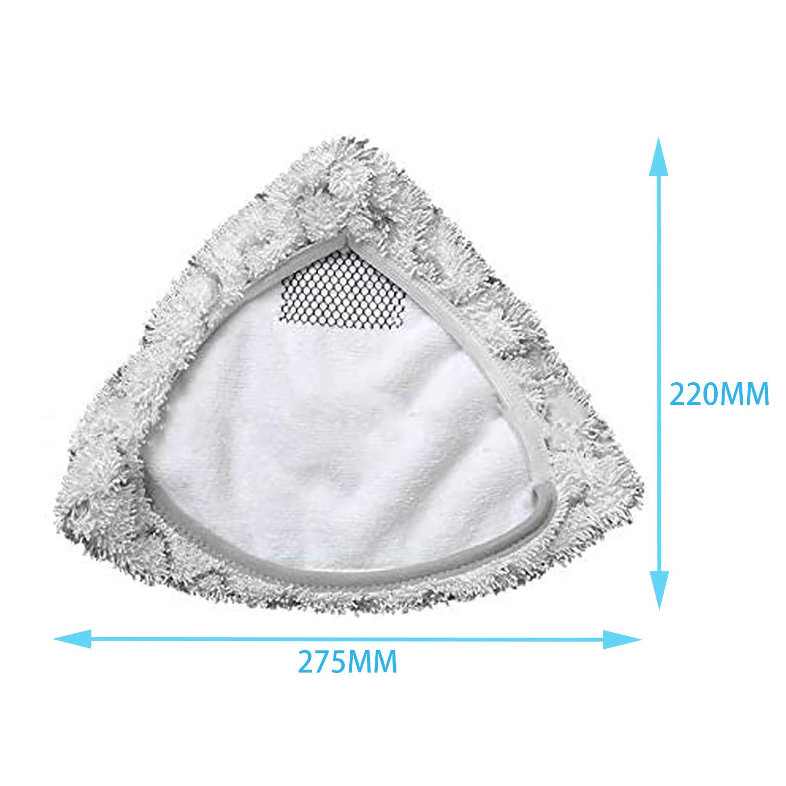 3 Set Steam Mop Pads Replacement for Bissell PowerEdge Lift Off 2-in-1 Series 2078 20781 2814C 2165 Steam Mop Cleaner Pad Compatible with Bissell Poweredge Steam Mop Pads 6-Pack (3 Soft + 3 Scrubby)
