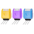 Feishiong 3pcs Handwriting Lines Roller Stamp,Self Inking Dashed Line Rolling Stamp Handwriting Lines Practice Roller Stamp for Teachers Students Adults Home Office Supplies