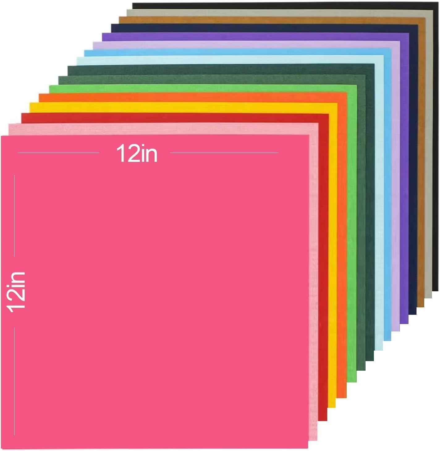 Colored Cardstock 50 Sheets, 30.5x30.5 centimeters/12x12 inch Cardstock Paper Bulk 25 Assorted Colors Construction Paper,250GSM Card Stock for DIY Crafts Cricut Card Making