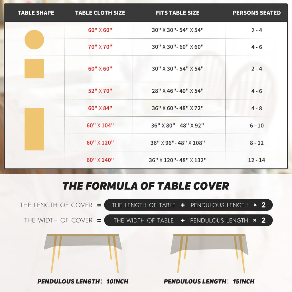 Horaldaily Spring Tablecloth 60×84 Inch Rectangular, Green Eucalyptus Washable Seasonal Table Cover for Party Picnic Dinner Decor