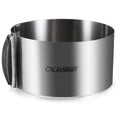 CALIFORNIA CADE ELECTRONIC Cake Mold-Cake Ring-Adjustable Round Stainless Steel 6 Inch to 12 Inch Cake Ring Mold - Cake Baking Supplies