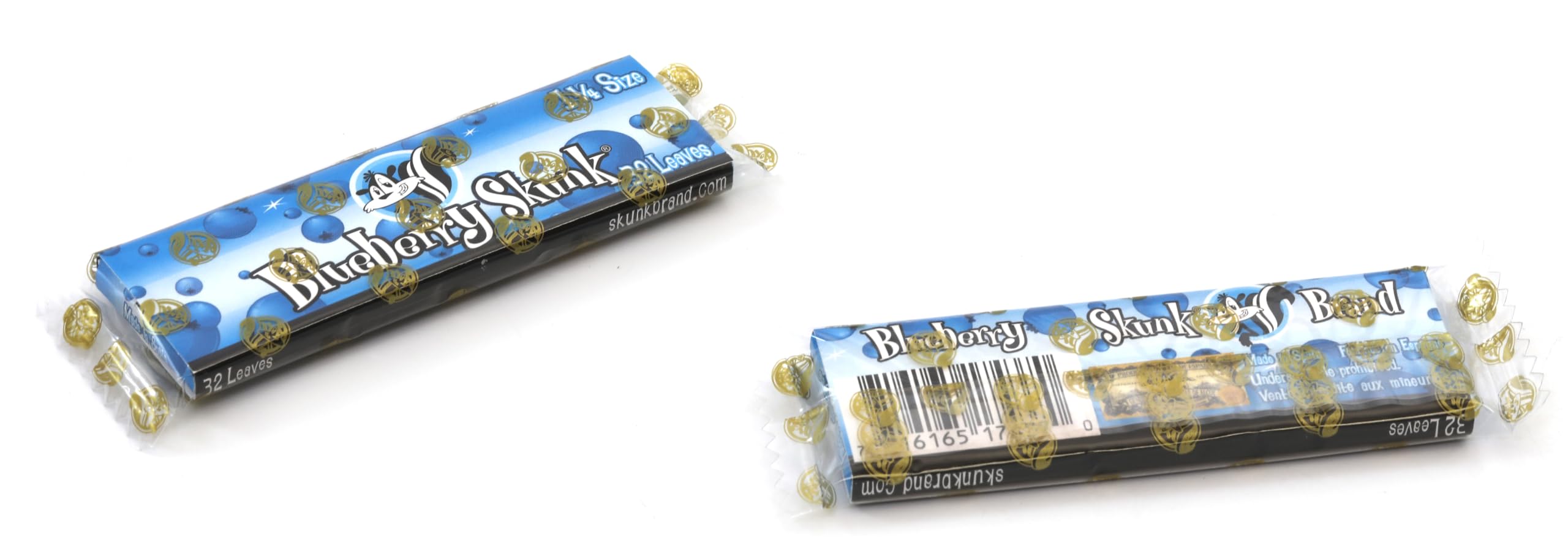 Skunk Brand Rolling Papers Blueberry 1 1/4 24ct Box