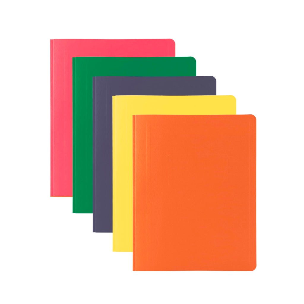 Hilroy 3-Prong Report Covers, 8-1/2" x 11", 25 Per Pack, Assorted Colours (06249)