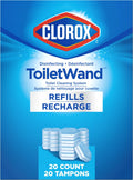 Clorox Disinfecting ToiletWand, Toilet Cleaning System, 20 Count Refills
