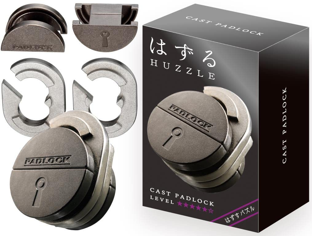 Hanayama Cast Metal Puzzle Padlock
