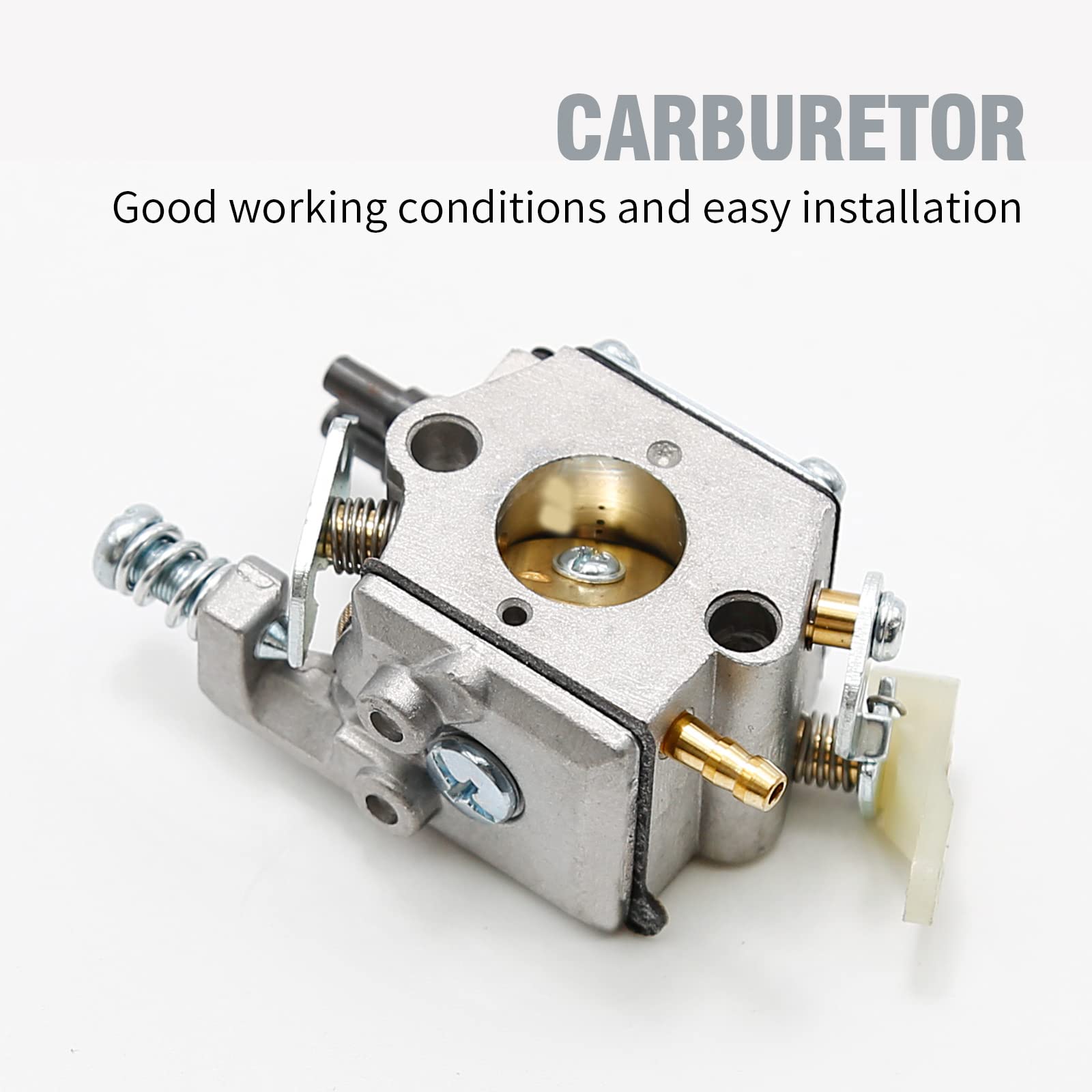 Anxingo Carburetor Replacement for Husqvarna 50 51 55 Chainsaw for Walbro WT-170-1 WA-82 503 28 15-04 538 24 28-93 Carb