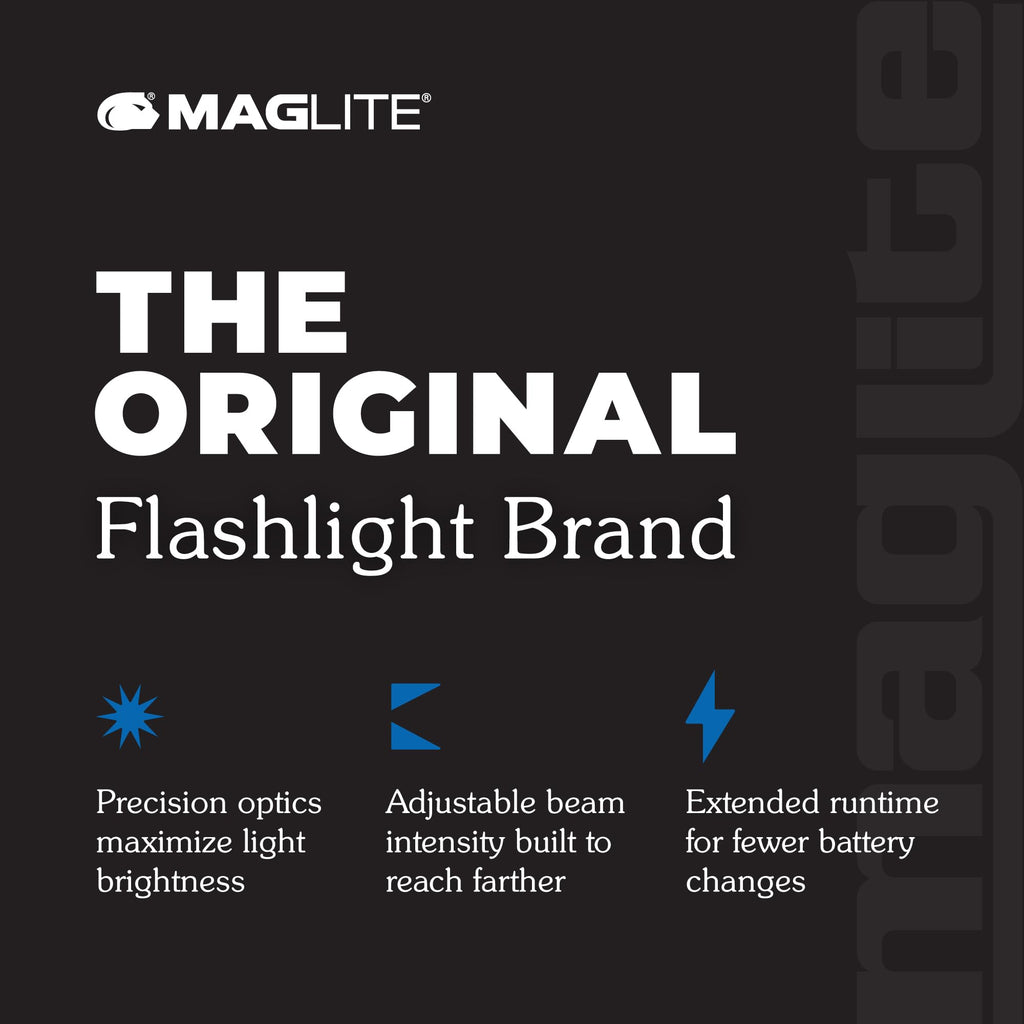 Maglite LED 2AAA Mini Flashlight, Black