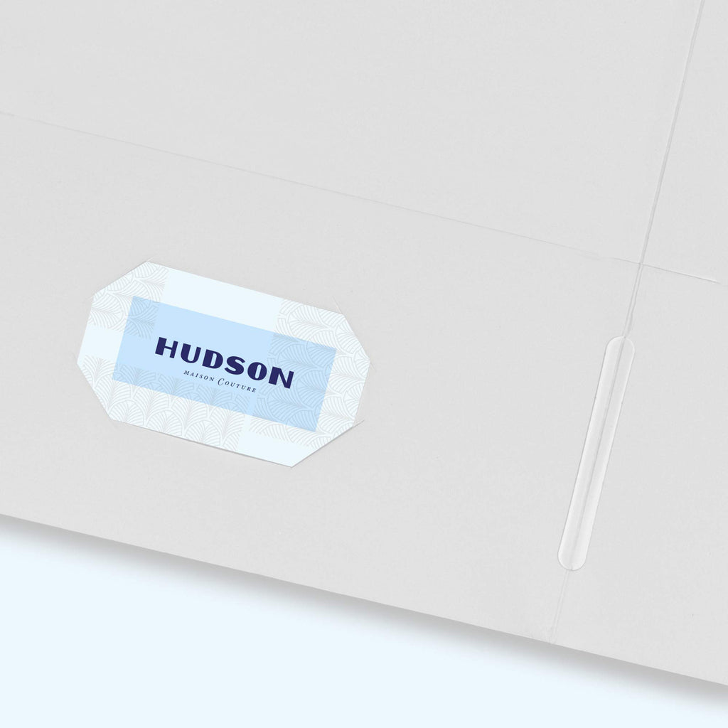Two Pocket Folders, White, Paper, 8-1/2" x 11"