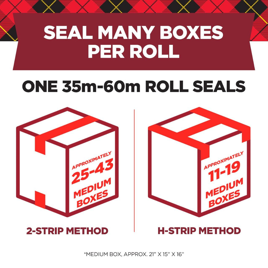 Scotch Packaging Tape, 6 Rolls, 1.88 in x 54.6 yd (48 mm x 50 m), Ultra Clear