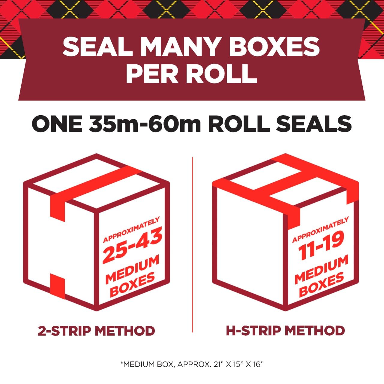 Scotch Packaging Tape, 6 Rolls, 1.88 in x 54.6 yd (48 mm x 50 m), Ultra Clear