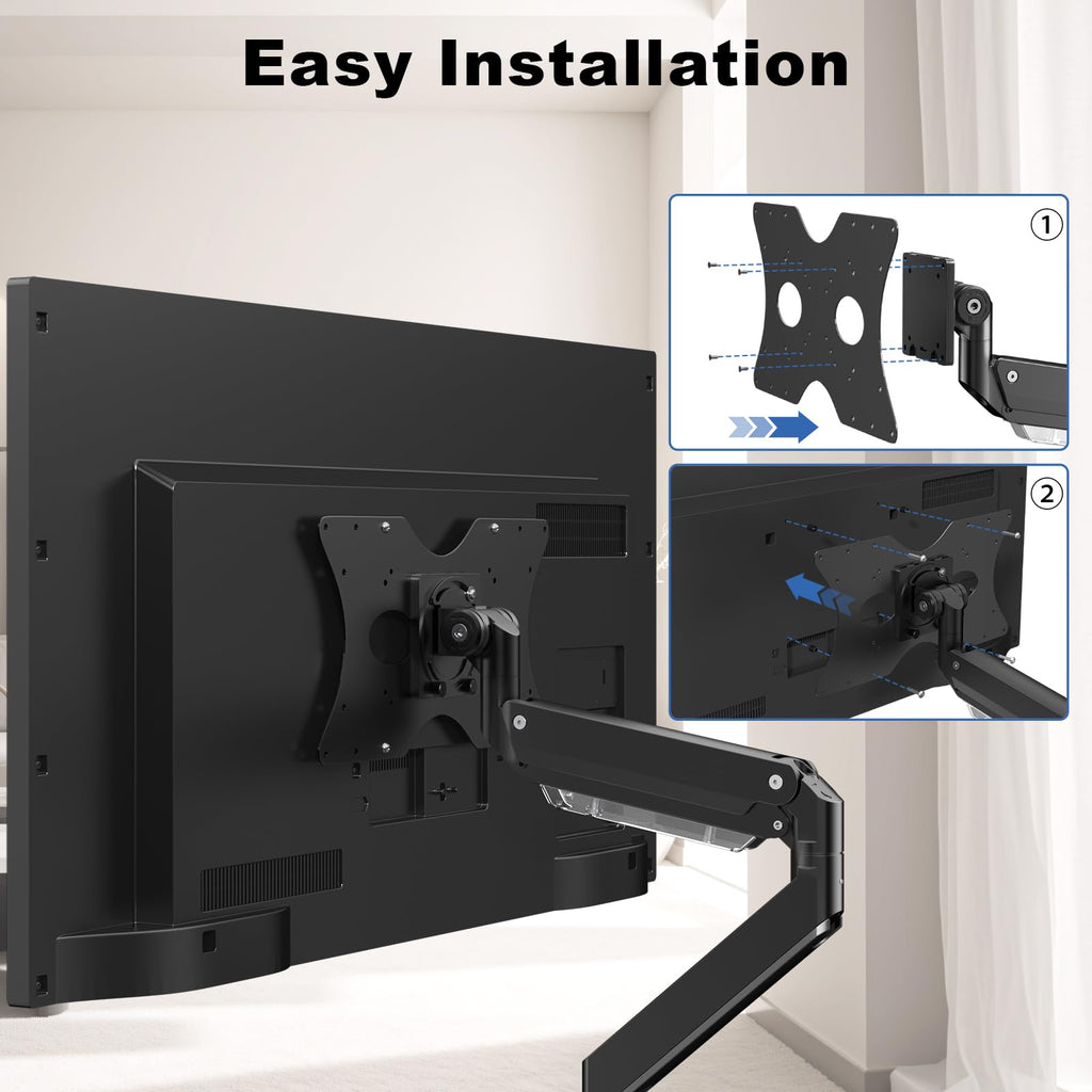 IMtKotW Steel VESA Mount Adapter Plate Bracket for Screens 32" to 55" LED LCD，Monitor and TV Mount Extender Conversion Kit Allows 100x100, 200x200 Convert to 400 x 200 mm Patterns