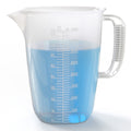 WhiteRhino 4L Measuring Jug, Extra Large Measuring Cup, Measuring Cup, Food Grade Material, Ideal for Painting, Chemicals, Motor-Glass Measuring Plastic