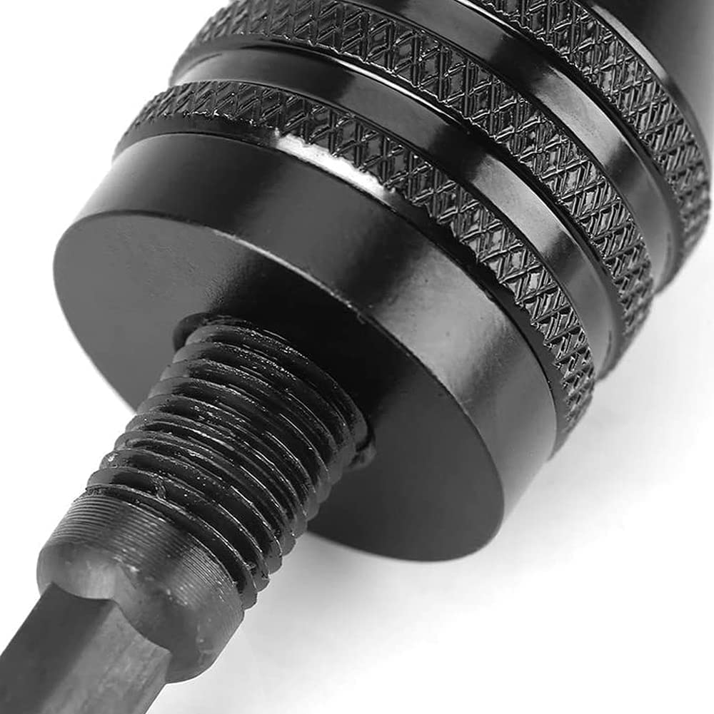 Chargenyang 3 Pcs Keyless Drill Chuck Bit 1/4 Inch Hex Shank Keyless Drill Chuck Conversion Tool,0.3-6.5mm&0.3-3.6mm&0.8-8mm Quick Screwdriver Drill Adapter for Micro Drill Bit