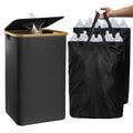 Recycling Bin for Kitchen Large 27 Gallon 103L Bin with 2 Removable Reusable Inner Bag,Large Indoor Home Recycling Bin for Bottle Can Glass Waste Plastics