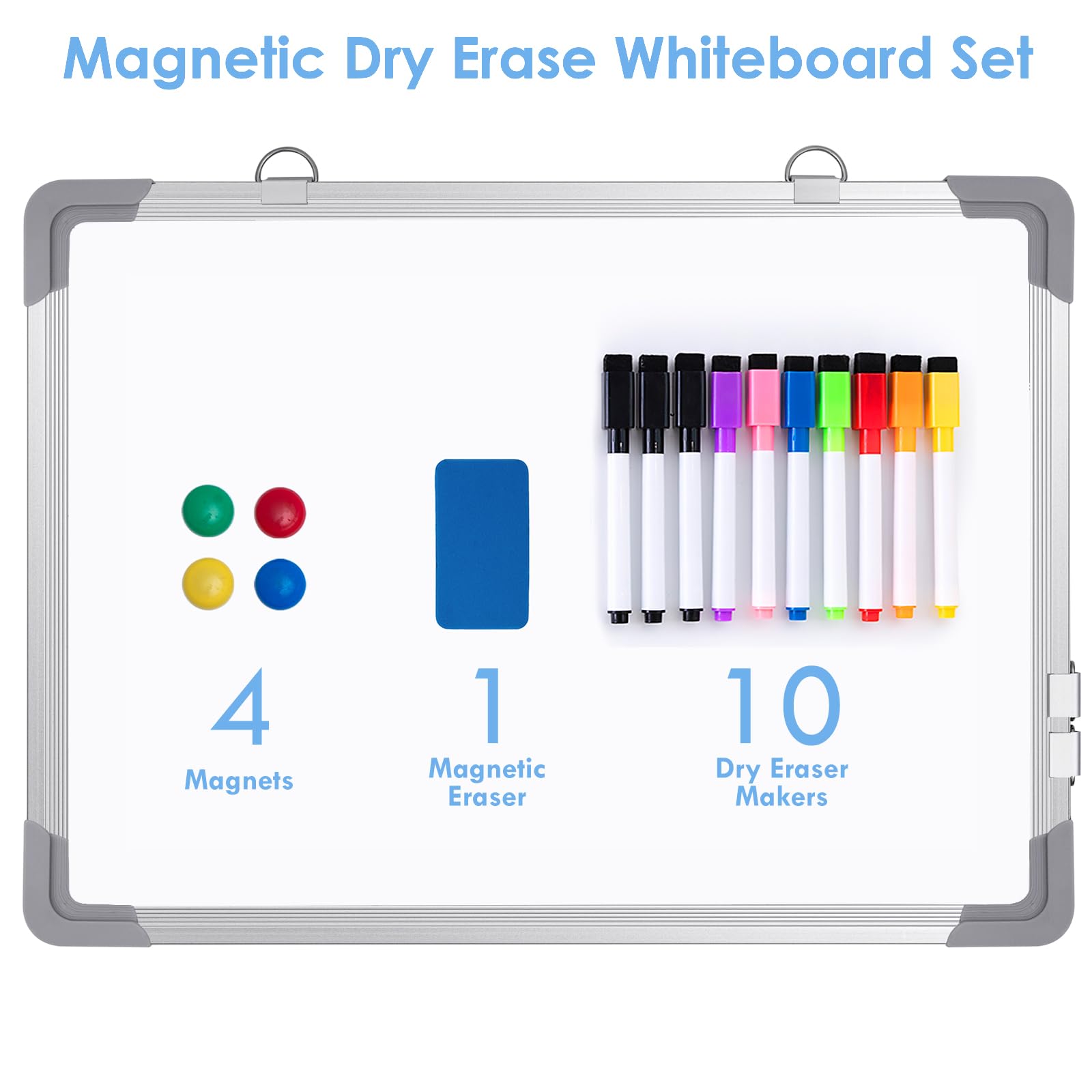 Small Weekly White Board Calendar Dry Erase for Wall, ARCOBIS 12" x 16" Magnetic Calendar Whiteboard, Hanging Double-Sided Board for Planning, Memo, to Do List, Drawing, School, Home, Office