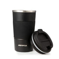 GEMFUL 17 oz Travel Coffee Mug Insulated Leak Proof Coffee Cup with Lid Stainless Steel to Go Coffee Tumblers for Men Women Hot Drinks Office Tasse a Cafe isotherme Black