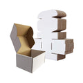 Small Shipping Boxes 6X4X3 White Corrugated Mailer 25 Pack