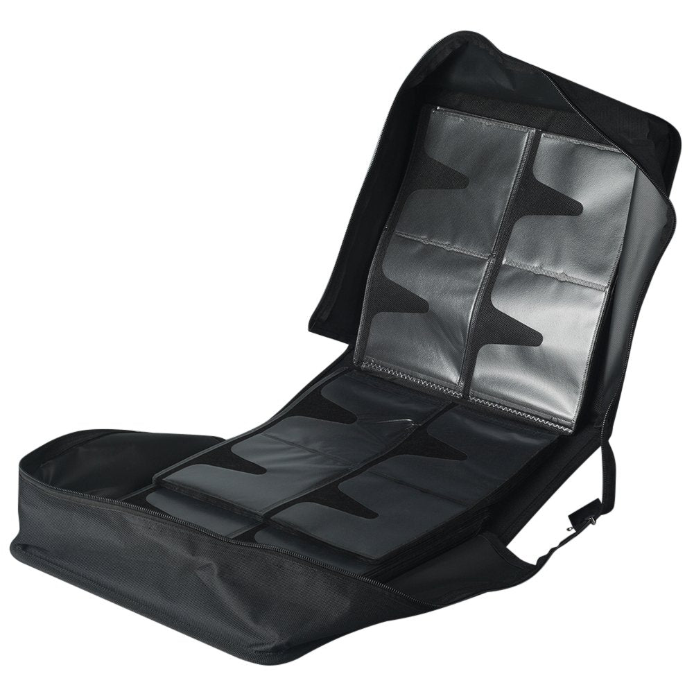 Fasmov 400 Disc CD/DVD Binder DVD Wallet Case with Black CD Storage Pages