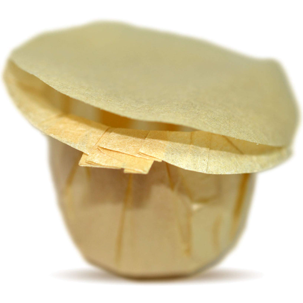 K-Cup Paper Filter with Lid Compatible with Keurig, Ekobrew, EZ-Cup Reusable K-Cup and Other Reusable Coffee Filters (Unbleached 300)
