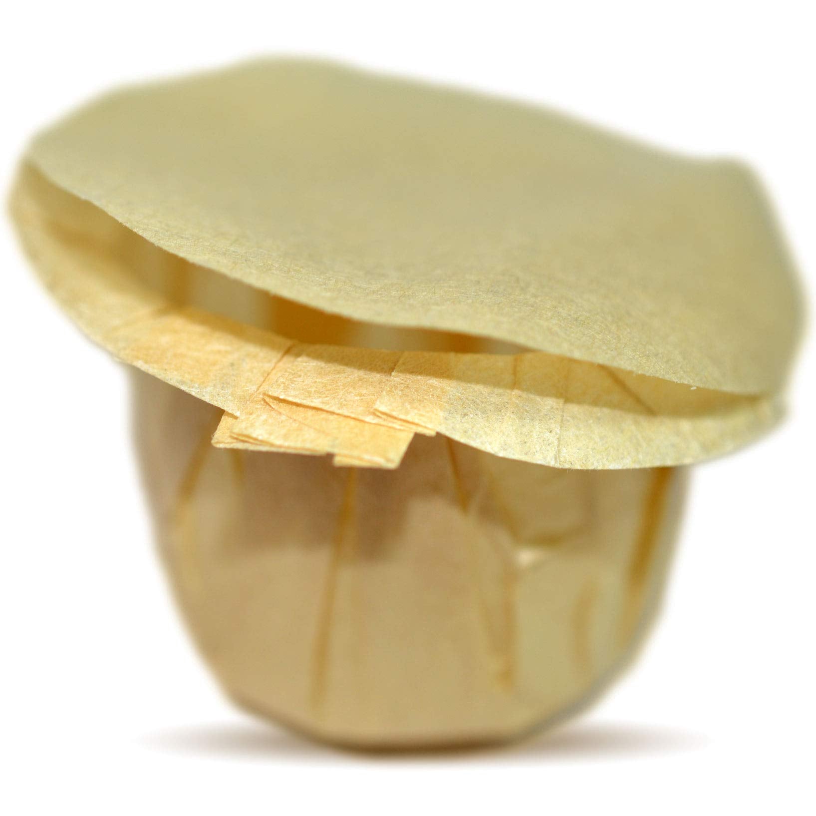 K-Cup Paper Filter with Lid Compatible with Keurig, Ekobrew, EZ-Cup Reusable K-Cup and Other Reusable Coffee Filters (Unbleached 300)