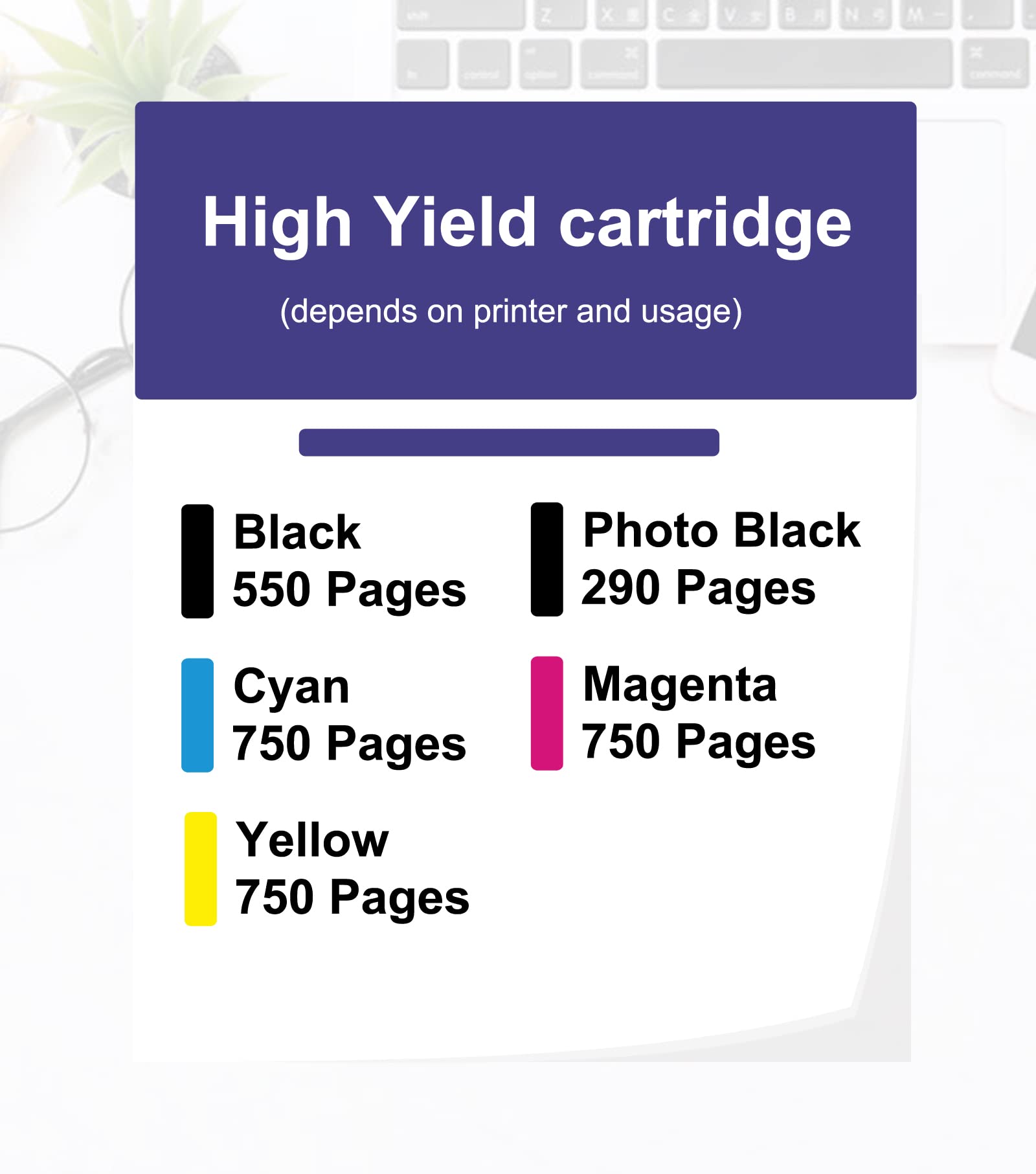OGOUGUAN Compatible Ink Cartridge Replacement for HP 564 XL 564XL High Yield for Photosmart 6525 6520 7520 5520 7510 5510 7525 DeskJet 3520 3522,10 Combo Pack (2 Black, 2PBK & 2C/2M/2Y)