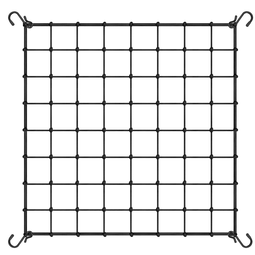 VIVOSUN 4 x 4Ft. Elastic Trellis Netting with 4 Hooks for Climbing Plants, Vegetables, Fruits, and Flowers, 1-Pack