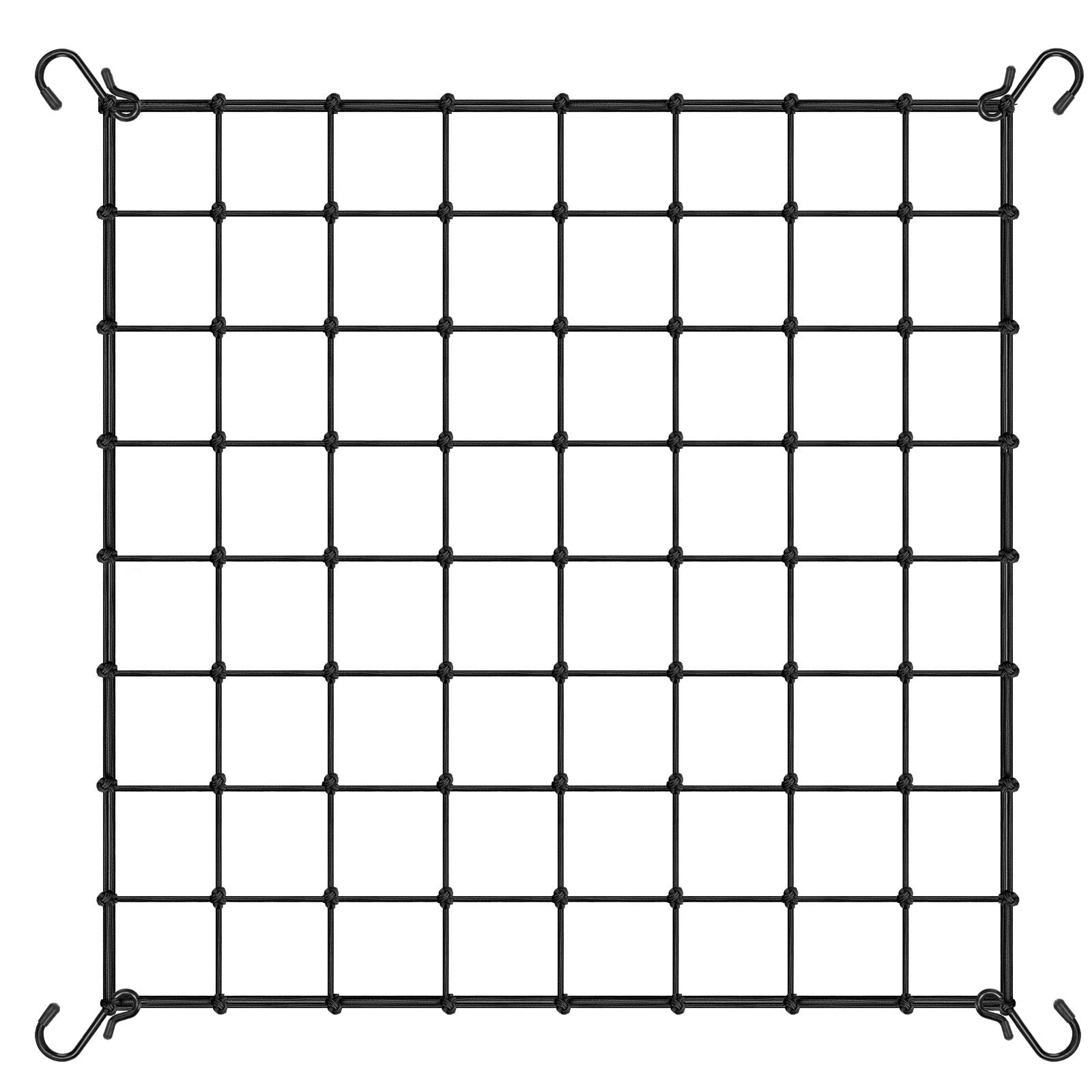 VIVOSUN 4 x 4Ft. Elastic Trellis Netting with 4 Hooks for Climbing Plants, Vegetables, Fruits, and Flowers, 1-Pack