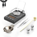 MicolMeas Milligram Scale 100g x 0.001g, MG Powder Scale with Selectable Auto Off, Built-in Bubble Level, 20g Calibration Weight Included, USB/Battery
