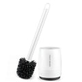 Toilet Brush Toilet Bowl Cleaner Brush and Holder with Dense Durable Scrubbing Bristles Black Toilet Scrubber for Bathroom Deep Cleaning