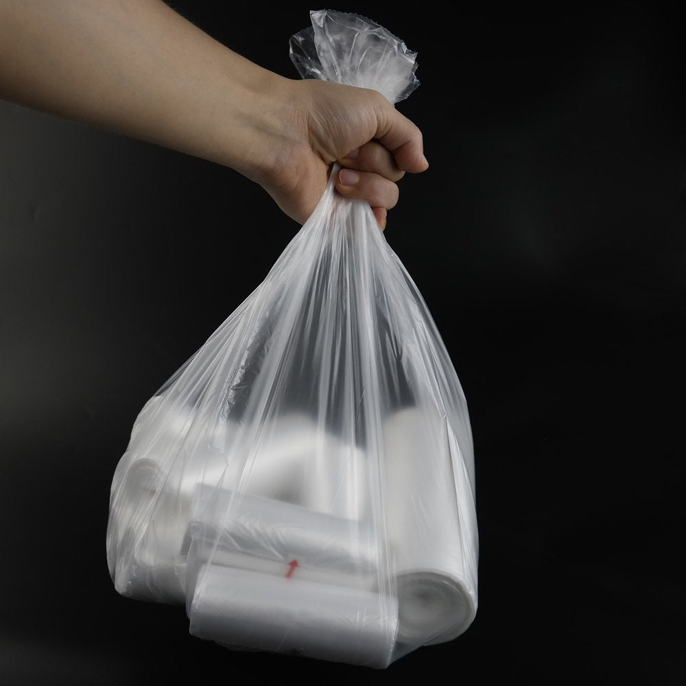 Vababa 8 Gallon Clear Kitchen Trash Bags, 225 Bags