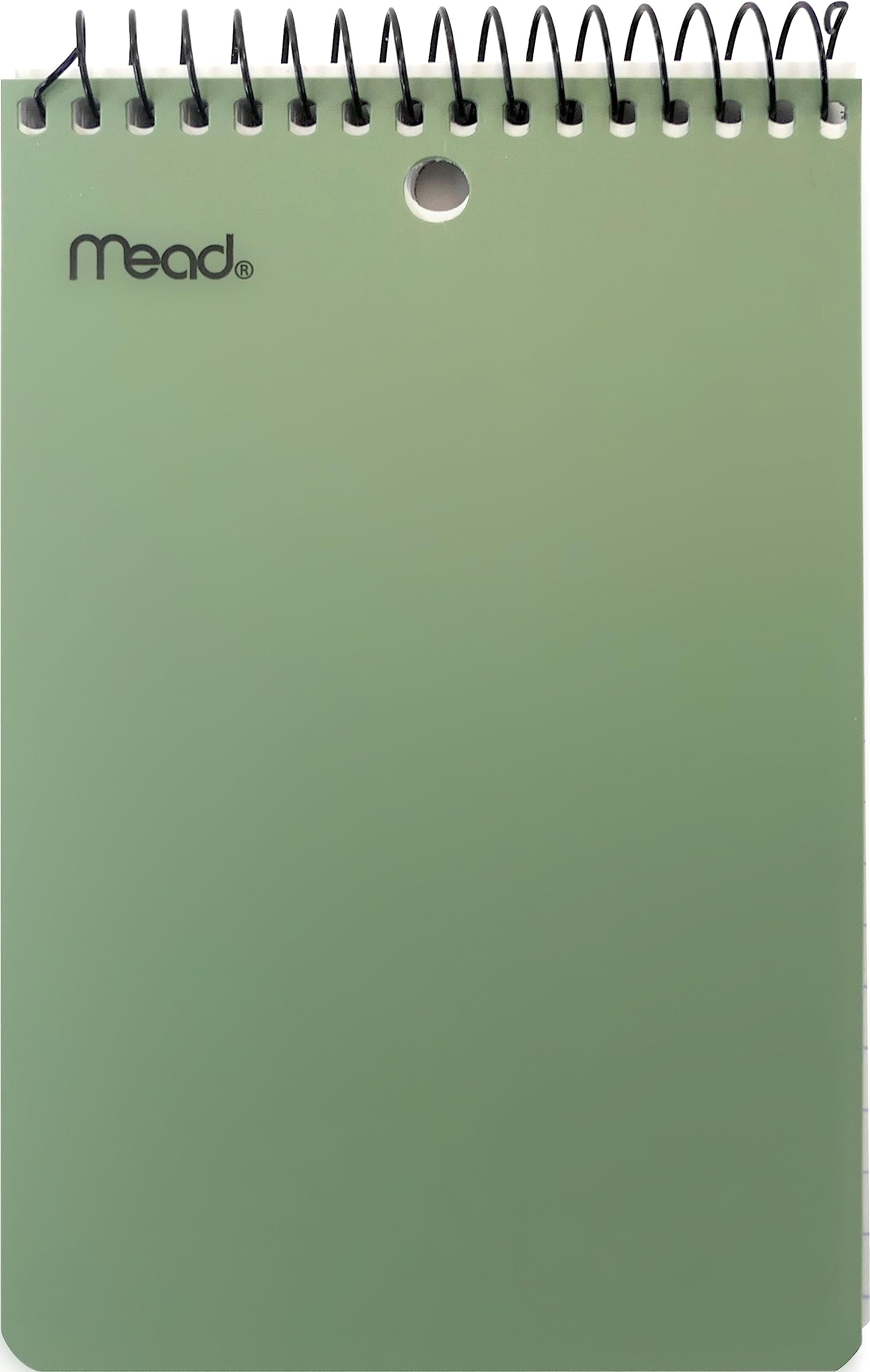 Mead Poly Cover Memo Book, 4 x 6 Inches, College Ruled, 75 Sheets Each, Assorted Colours, Pack of 12 (45630)