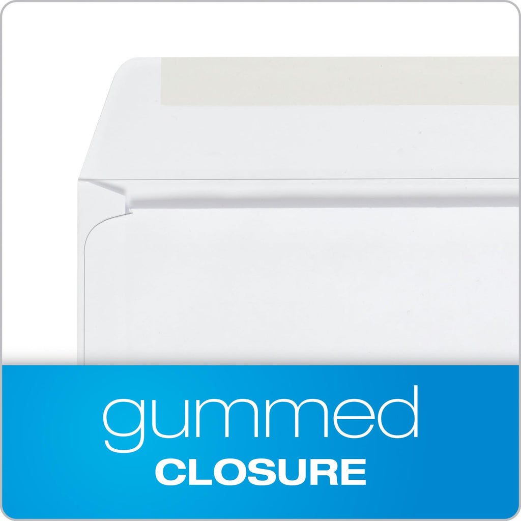 Columbian 6 x 9 Booklet Envelopes, Windowless, White, Gummed Closure, Mailing Envelopes, 100/Box (COLO915)