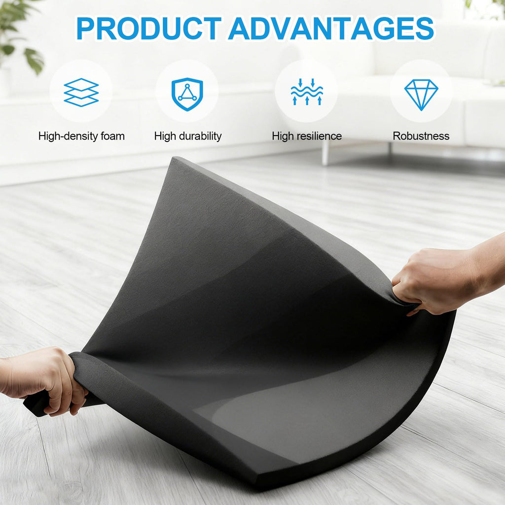 Couch Cushion Support & Sofa Cushion Support - High Density Foam Repair Pad for Sagging Couches, Curved Structure Pressure Distribution, Trimmable Design