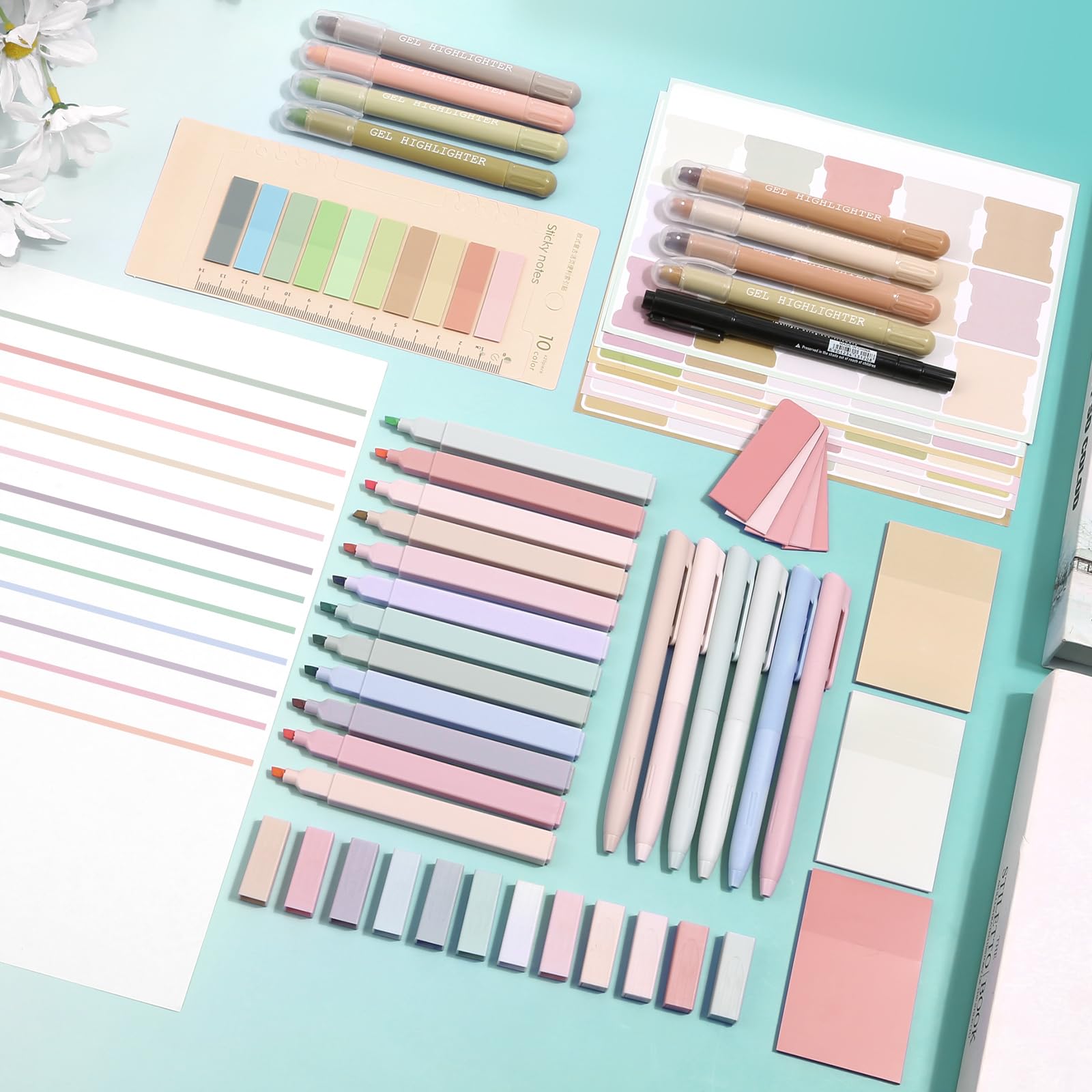 Bible Journaling Kit, Bible Study Supplies Journaling Kit with Highlighters Marker Pens No Bleed Strip Index Tabs Bible Accessories Set for Women Students Beginner, Christian Gifts