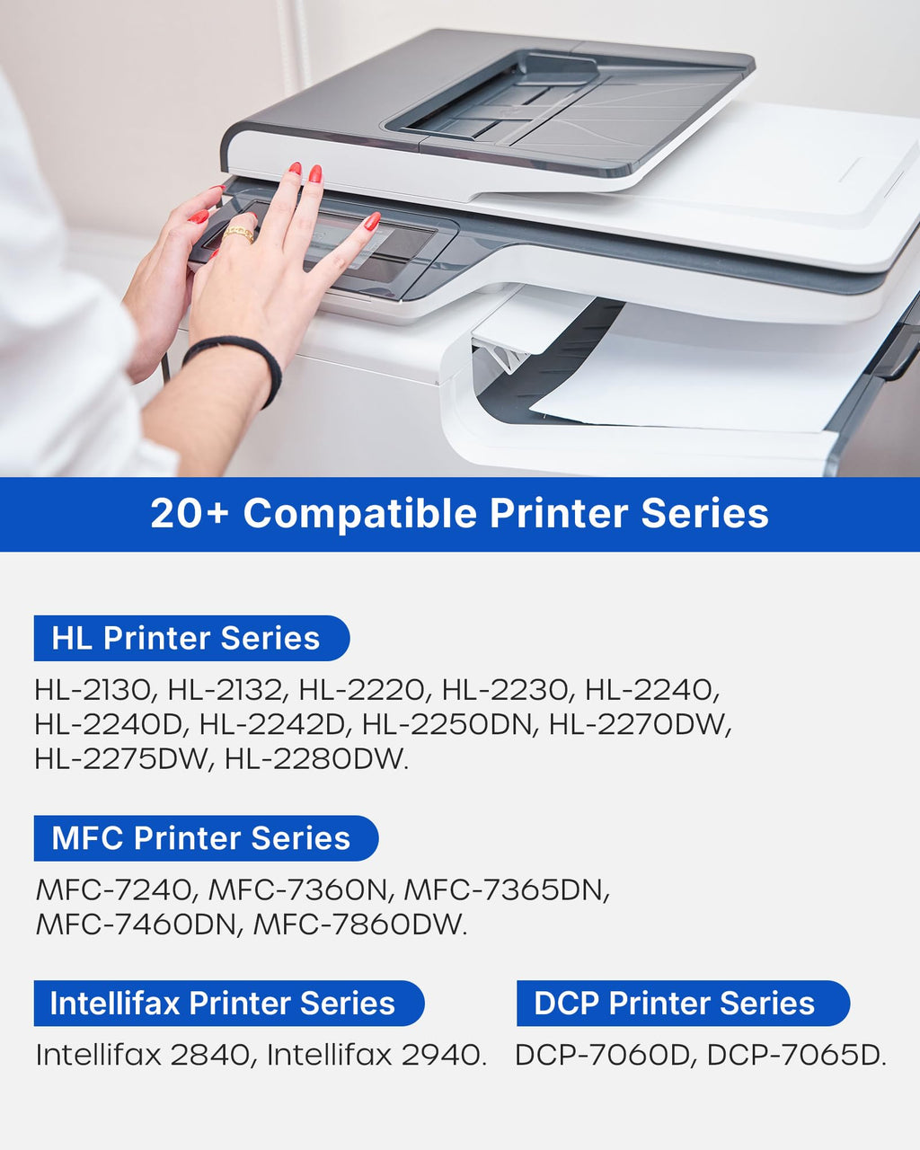iNKPAD Compatible TN450 TN420 Toner Cartridge Replacement for Brother TN-450 TN-420 Compatible with HL-2280DW HL-2270DW HL-2230 MFC-7360N MFC-7860DW DCP-7065DN Intellifax 2840 2940 Printer (2 Black)