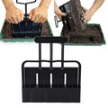 Soil Blocker with Comfortable Handle, 4 Cell Soil Block Maker 2 Inch Mold Blocking Tool for Seed Starting Germination, Grow Seedling No Transplant Shock