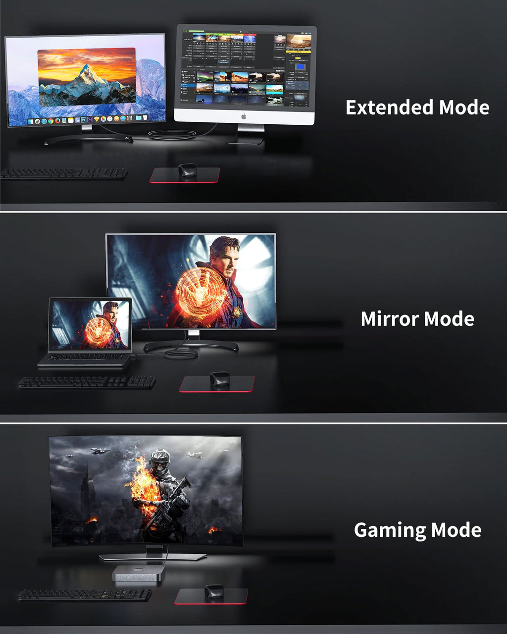 Silkland USB C to DisplayPort 1.4 Cable [8K@60Hz, 4K@144Hz 120Hz, 2K@240Hz], 5K Type C to DP 1.4 Cable, [32.4 Gbps, Thunderbolt 4/3 Compatible] for MacBook Pro M1 M2, Mac Studio, Mac Mini, XPS, 6.6ft