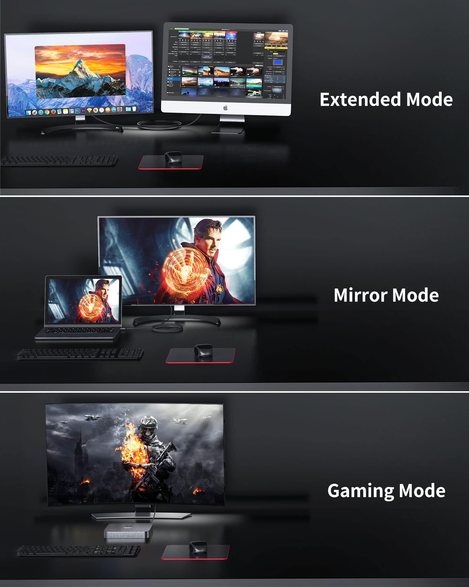 Silkland USB C to DisplayPort 1.4 Cable [8K@60Hz, 4K@144Hz 120Hz, 2K@240Hz], 5K Type C to DP 1.4 Cable, [32.4 Gbps, Thunderbolt 4/3 Compatible] for MacBook Pro M1 M2, Mac Studio, Mac Mini, XPS, 6.6ft