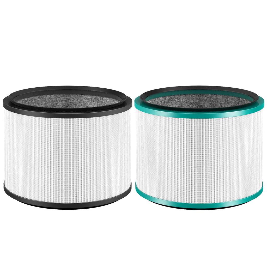 2 Pack HP01 HP02 HEPA Filter Compatible with Dyson Desk Purifier, Dyson Pure Cool Link Desk DP01 DP02, Pure Hot + Cool Link HP01 HP02, Part # 968125-03, Standard Filter and Pet Care Filter Set