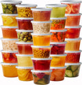 Pantry Value [16 oz. - 48 Sets] Deli Food Storage Containers with Airtight Lids