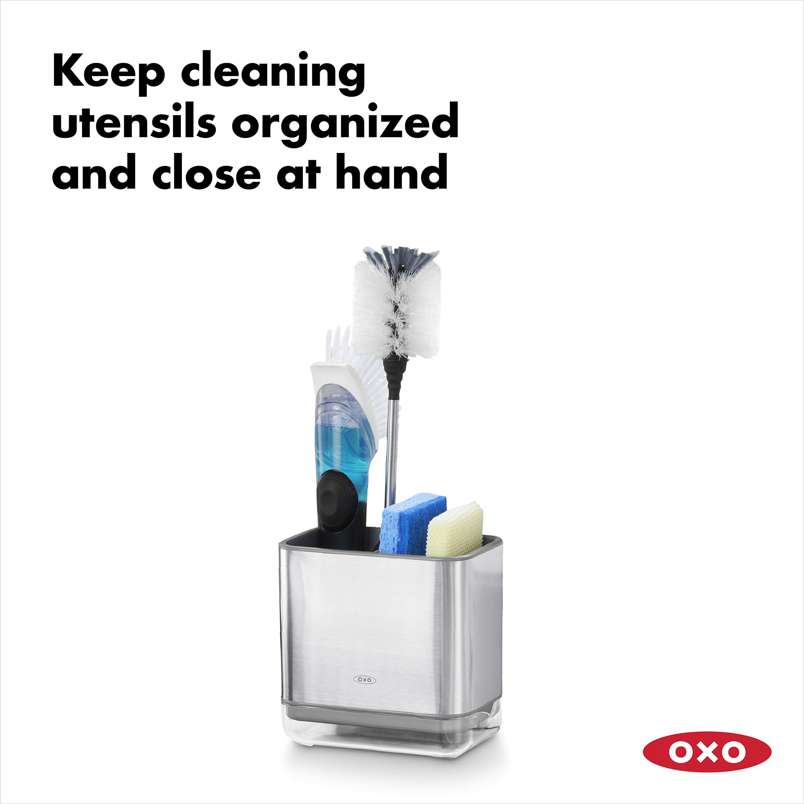 OXO Stainless Steel Good Grips Sinkware Caddy, One Size
